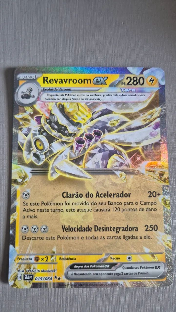 Carta pokémon revavroom EX 
