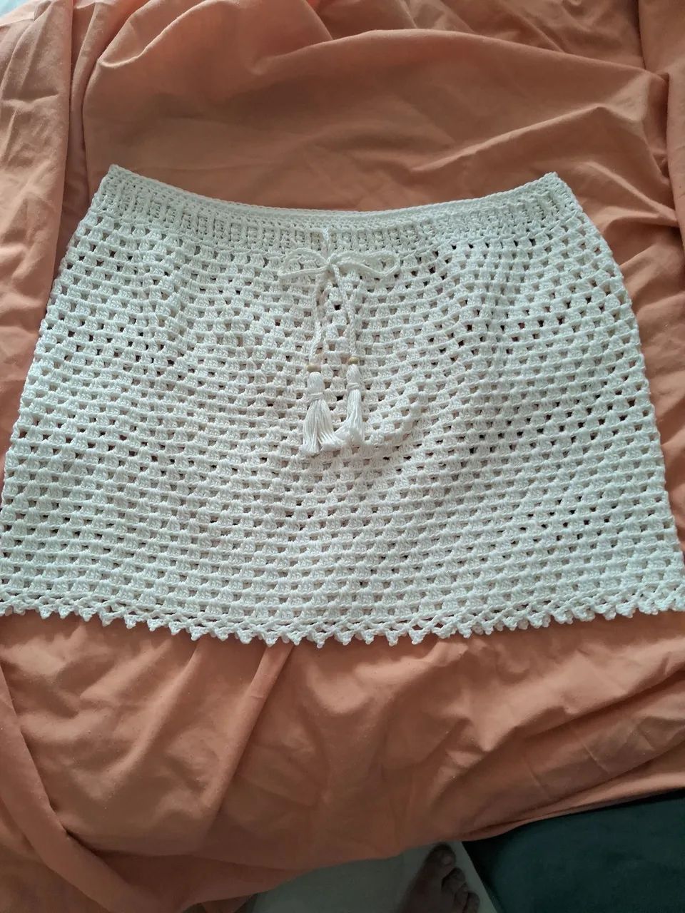 Saia de croche feita à mão  - Foto 4