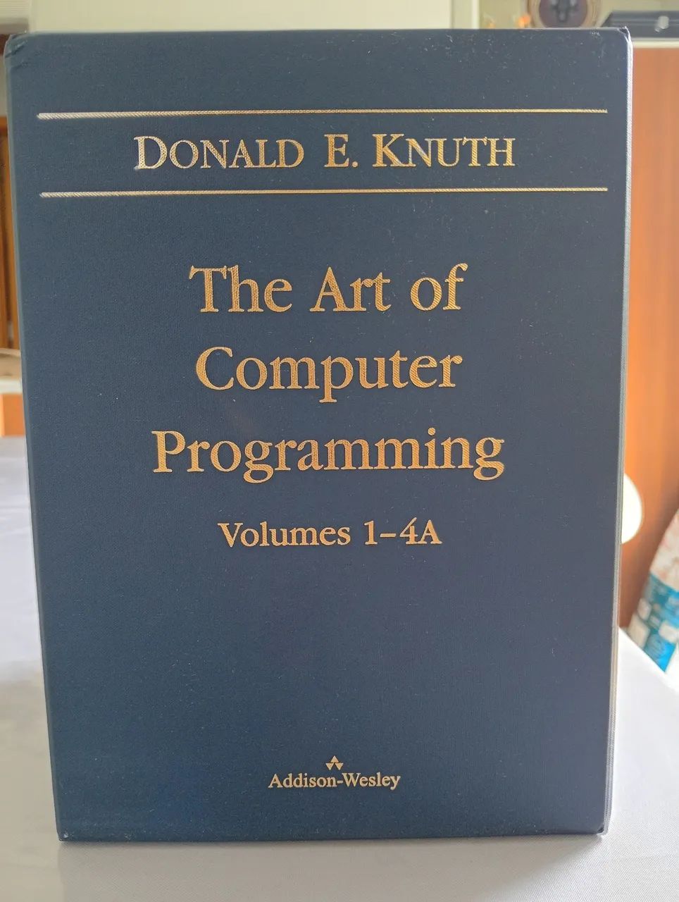 Art of computer programming, Donald E. knut. Volumes 1-4b box