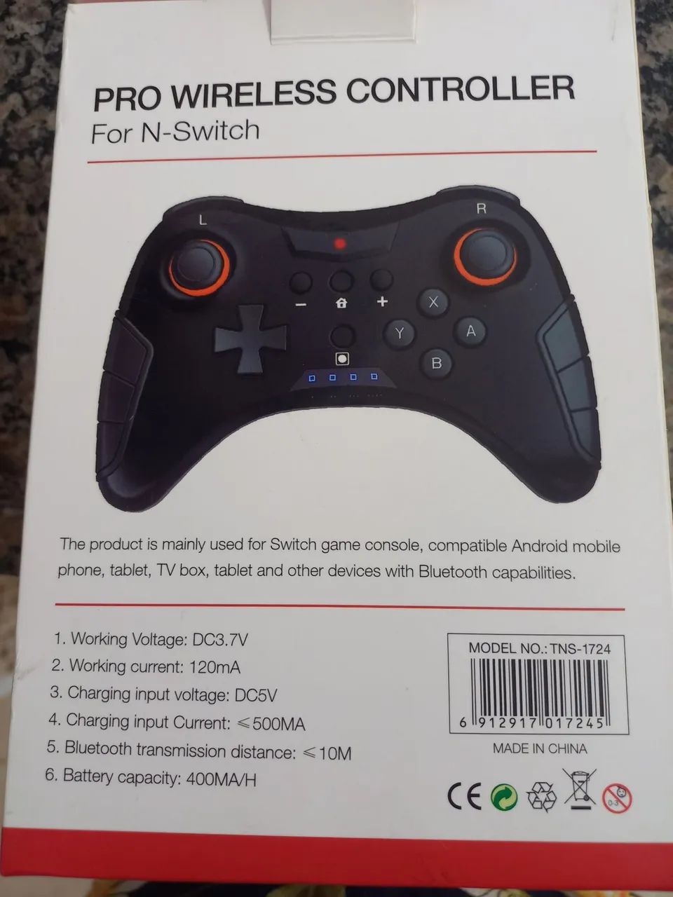 Controle Nintendo switch na caixa - Foto 2
