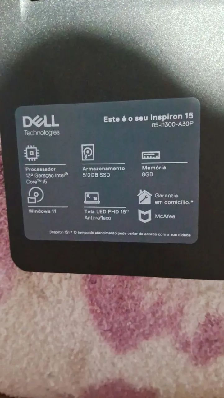 Notebook Dell i5 8GB 512GB W11 - Foto 4