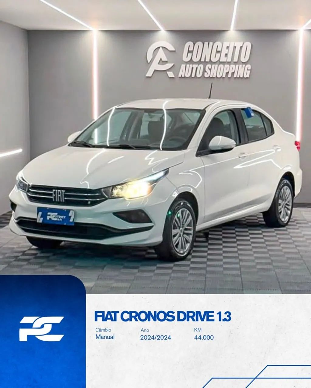 Fiat Cronos Drive 1.3 8V Flex 2024