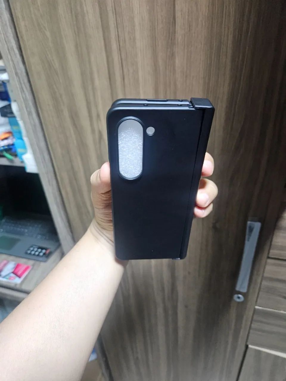 capa nova para z fold 5 nova cor preto  - Foto 2