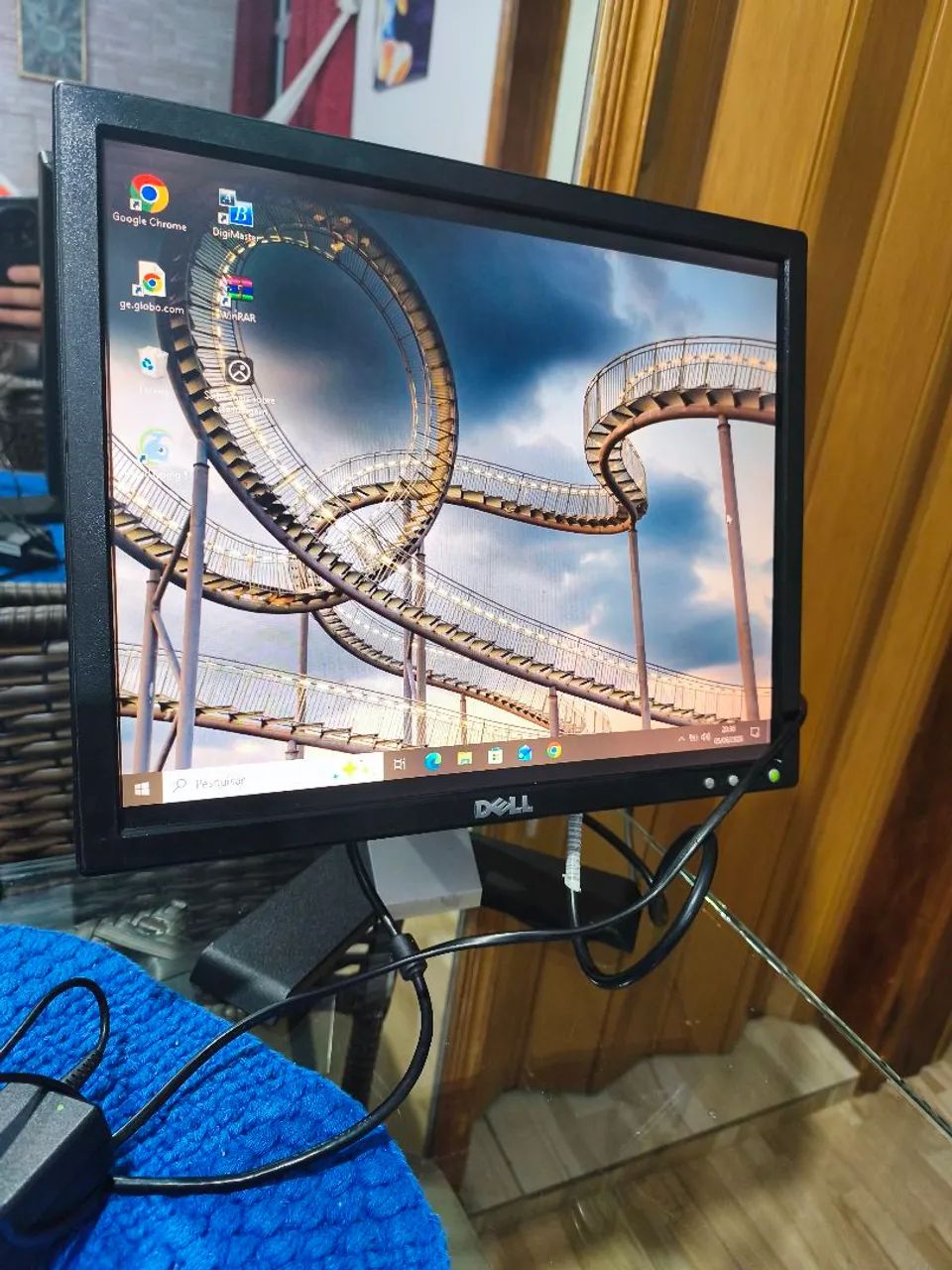 Monitor LCD Dell  17" E178fpc com cabos - Foto 4