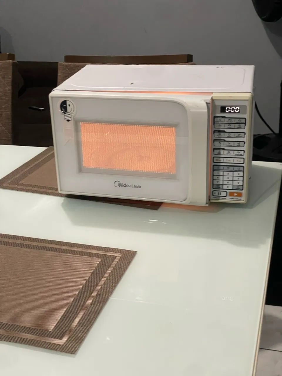Microndas midea fucionando perfeitamente 