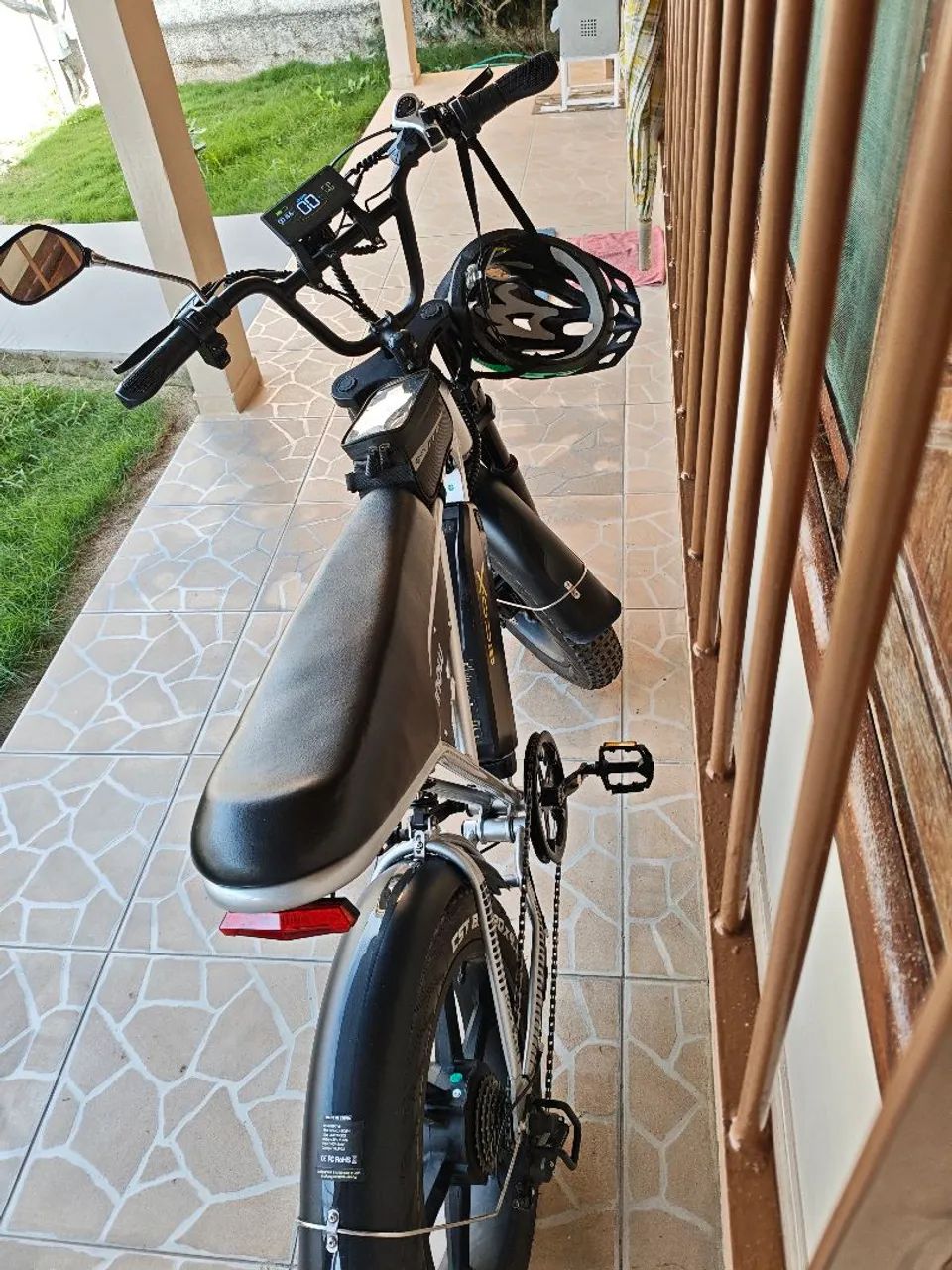 Bicicleta elétrica inox v9 zerada - Foto 4