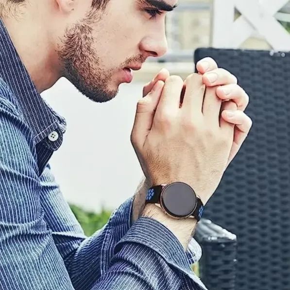 Pulseira Garmin Linha AIR | Silicone Ventilado | 22mm - Foto 6