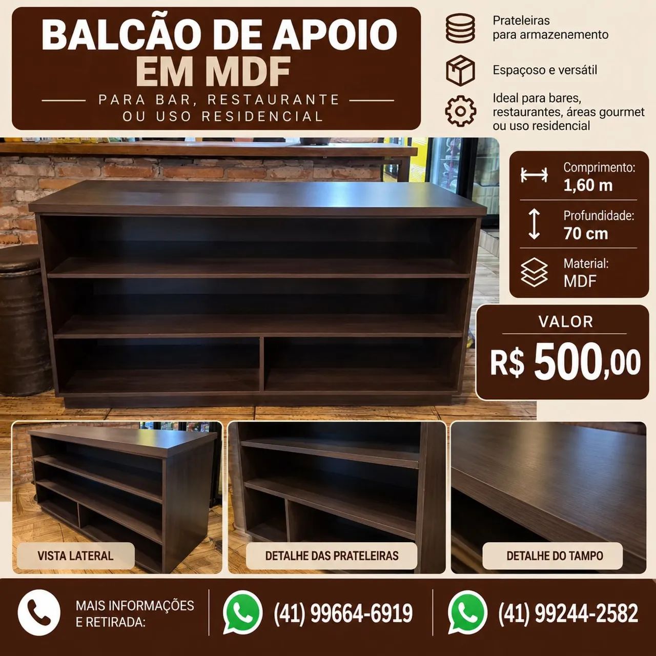 Balcao MDF