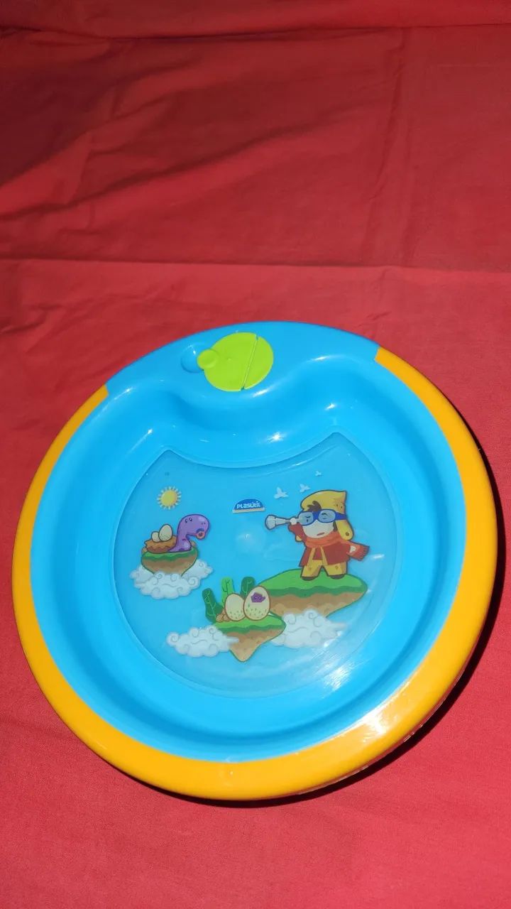 Prato infantil com ventosa - Divertido e prático! - Foto 5