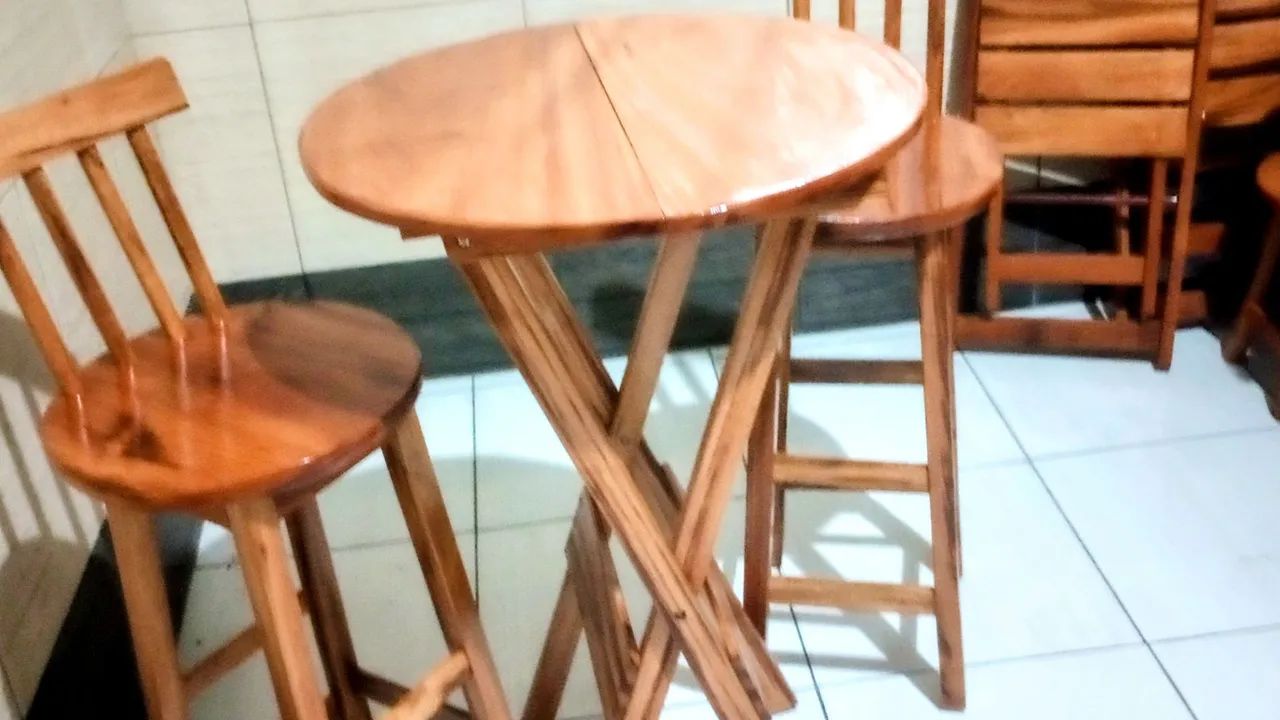 Mesa bistrô dobrável  - Foto 2
