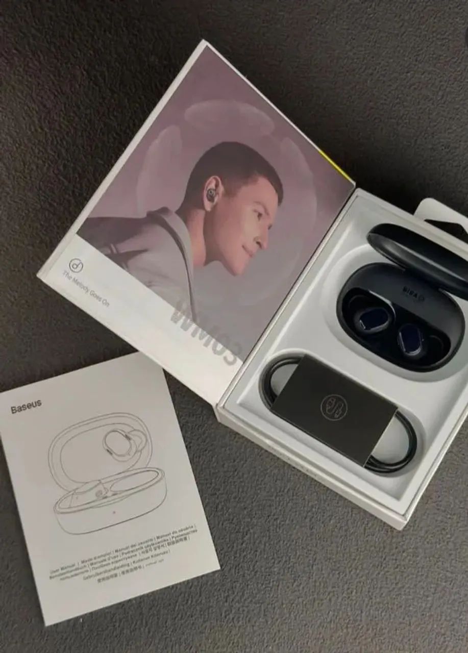 Fones Bluetooth Baseus Wm03 - Lacrados  - Foto 2