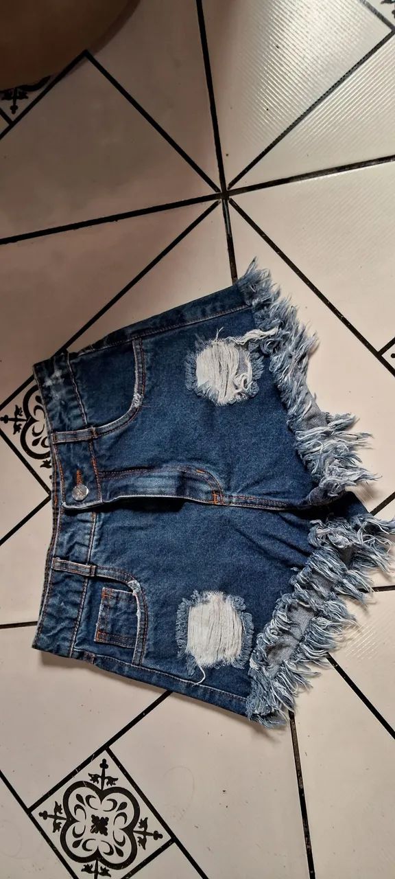 Shorts jeans menina - Foto 2