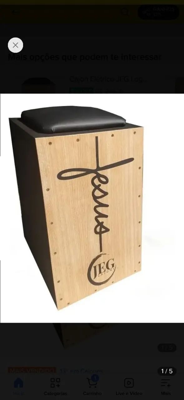 Cajon eletroacustico