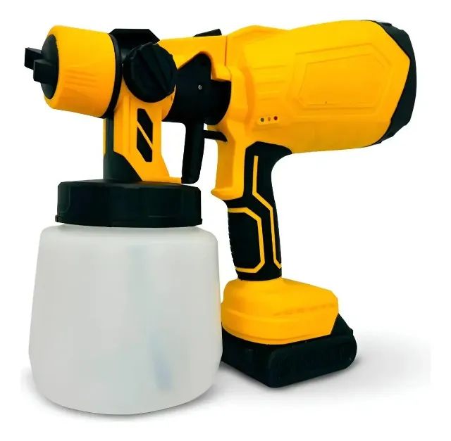 Pistola de Pintura Pulverizadora 21V 1300mAh (Kit com 2 Baterias) - Foto 2