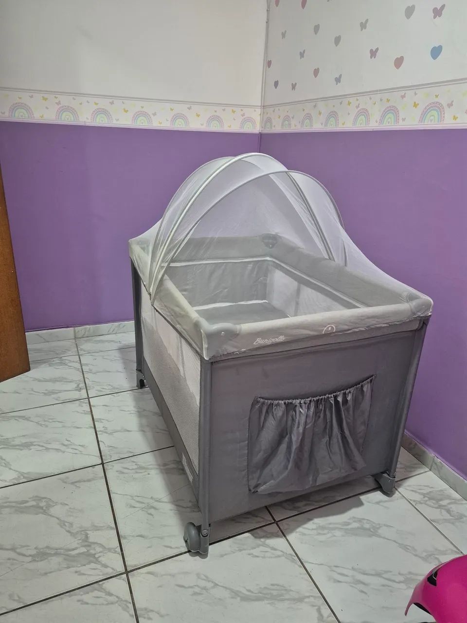 Berço/Cercado Portátil em perfeito estado (com colchão)