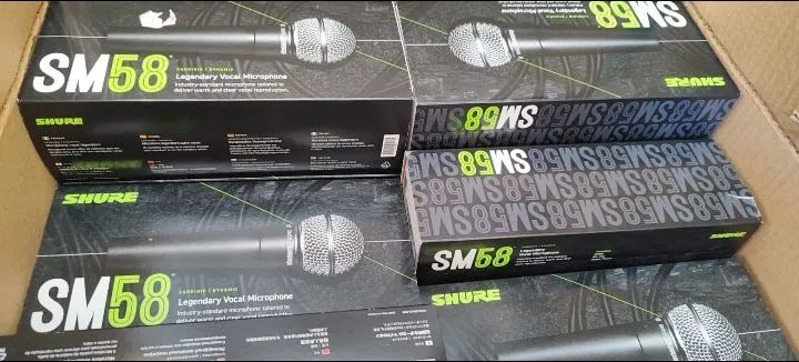 Microfone shure sm58 dinâmico 