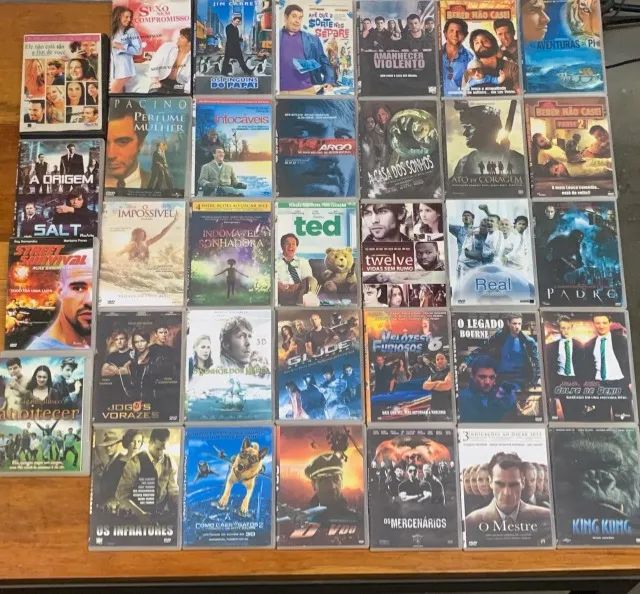 34 títulos variados de filmes 