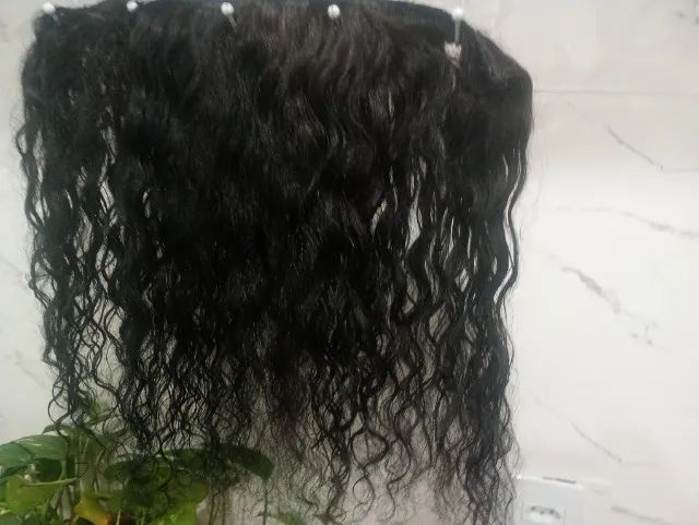 Vendo telas cabelo humano cacheados  - Foto 4