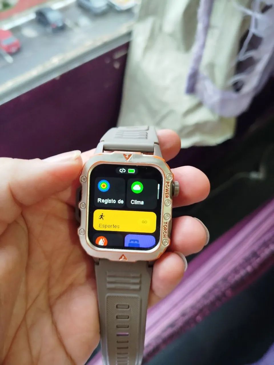 Smartwatch c19 pro cinza - Foto 3