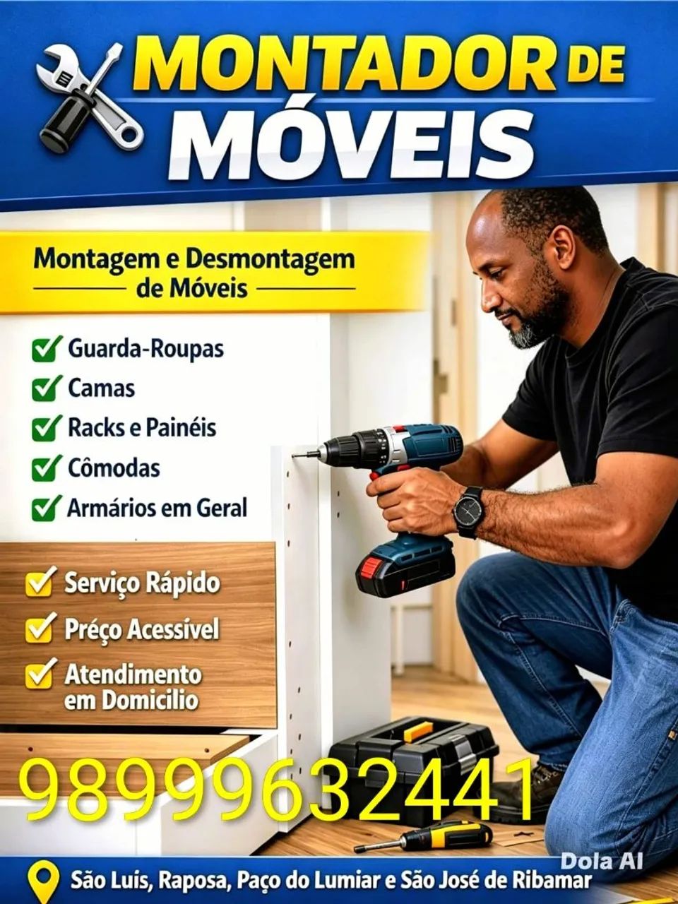Montagem e desmontagem de móveis 