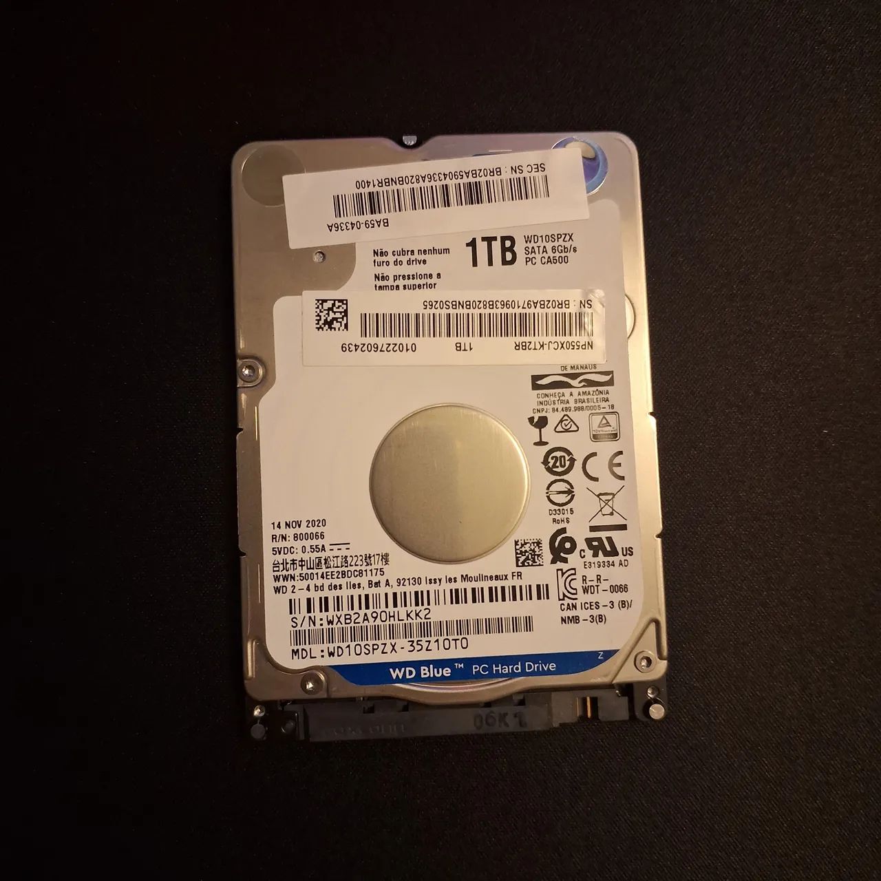 HD 1TB para notebook WD Blue