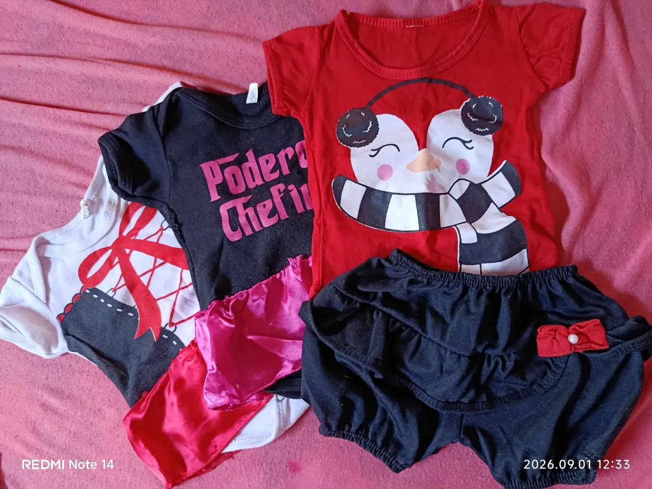 Roupa de recém nascido de menina, até 06 meses  - Foto 3