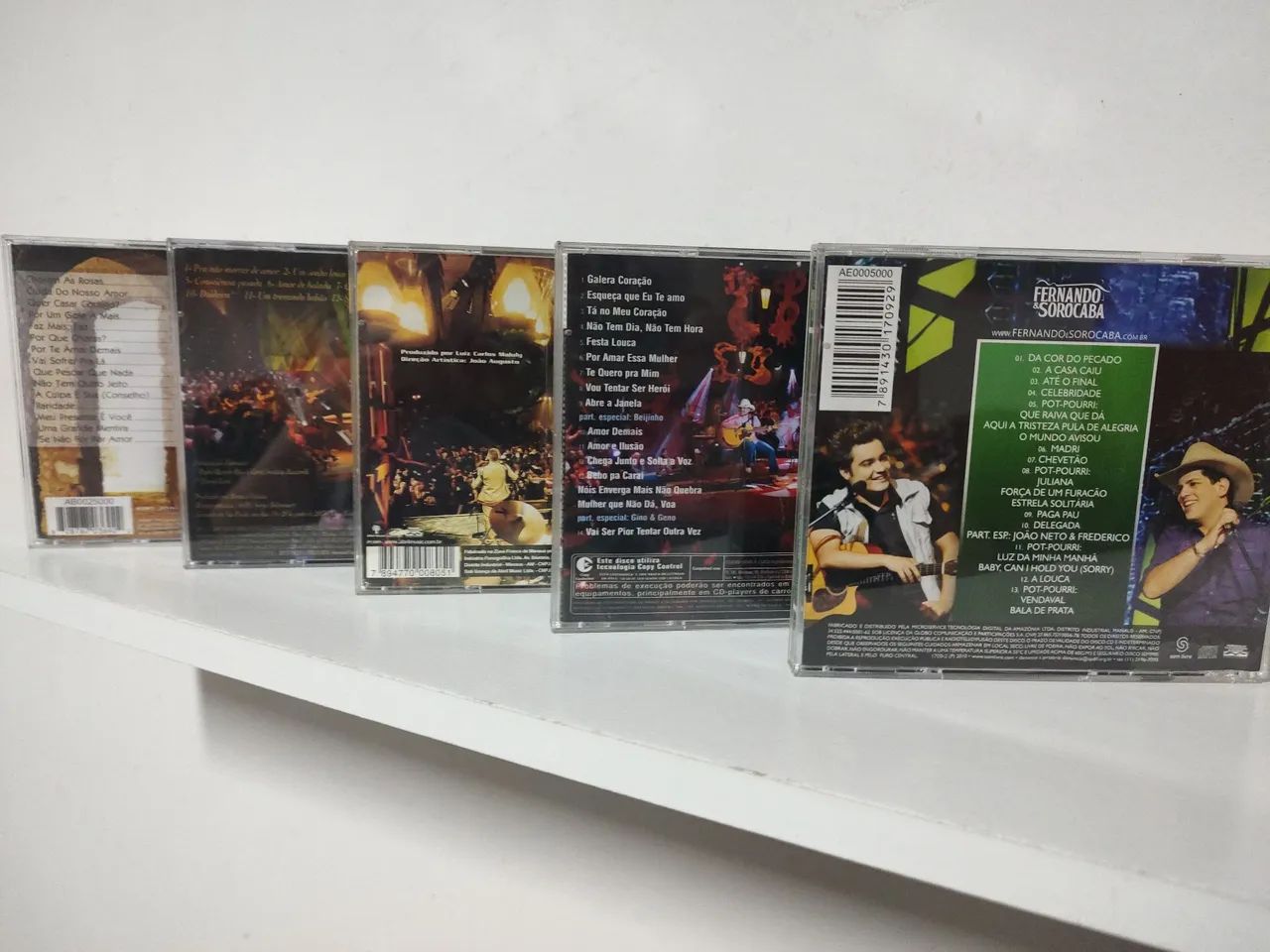5 CD's de Sertanejo Diversos  - Foto 2