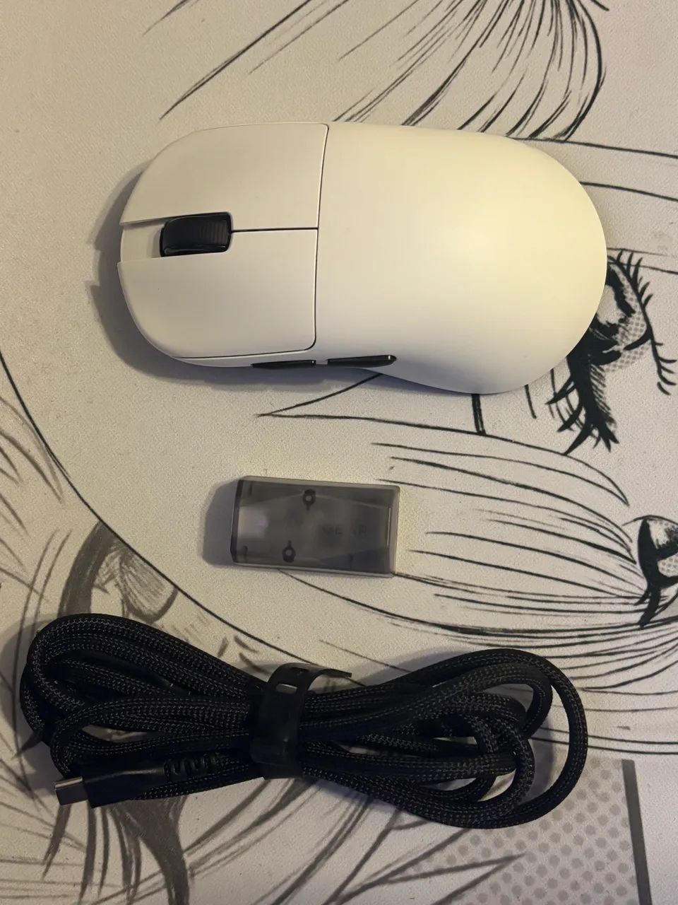 Mouse Branco Atk Blazing Sky U2v2 Mini Paw3950ultra 39g 8k