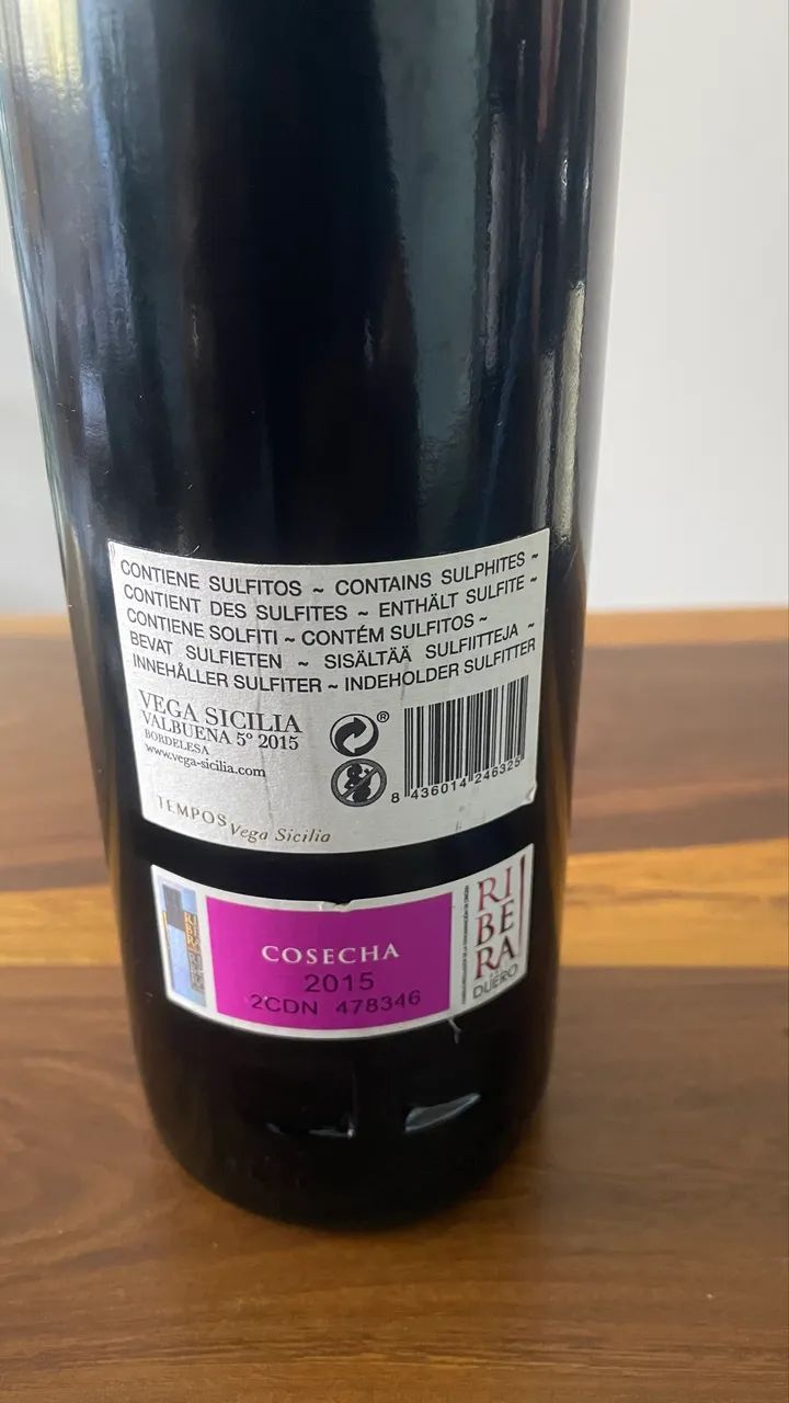 Vinho Vega Sicília Valbuena5? 2015 - Foto 3