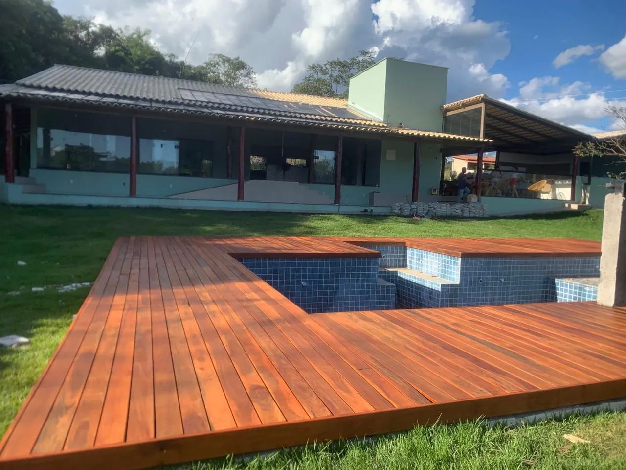Pergolado e deck - Foto 3