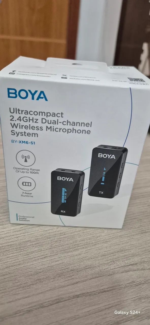 Microfones Lapela Sem Fio BOYA - Foto 3