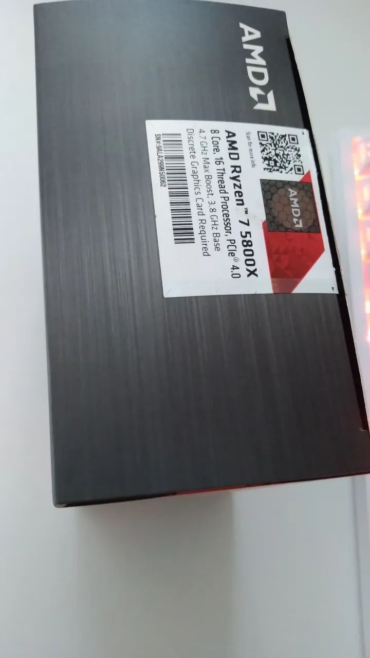 Ryzen 7 5800x novo