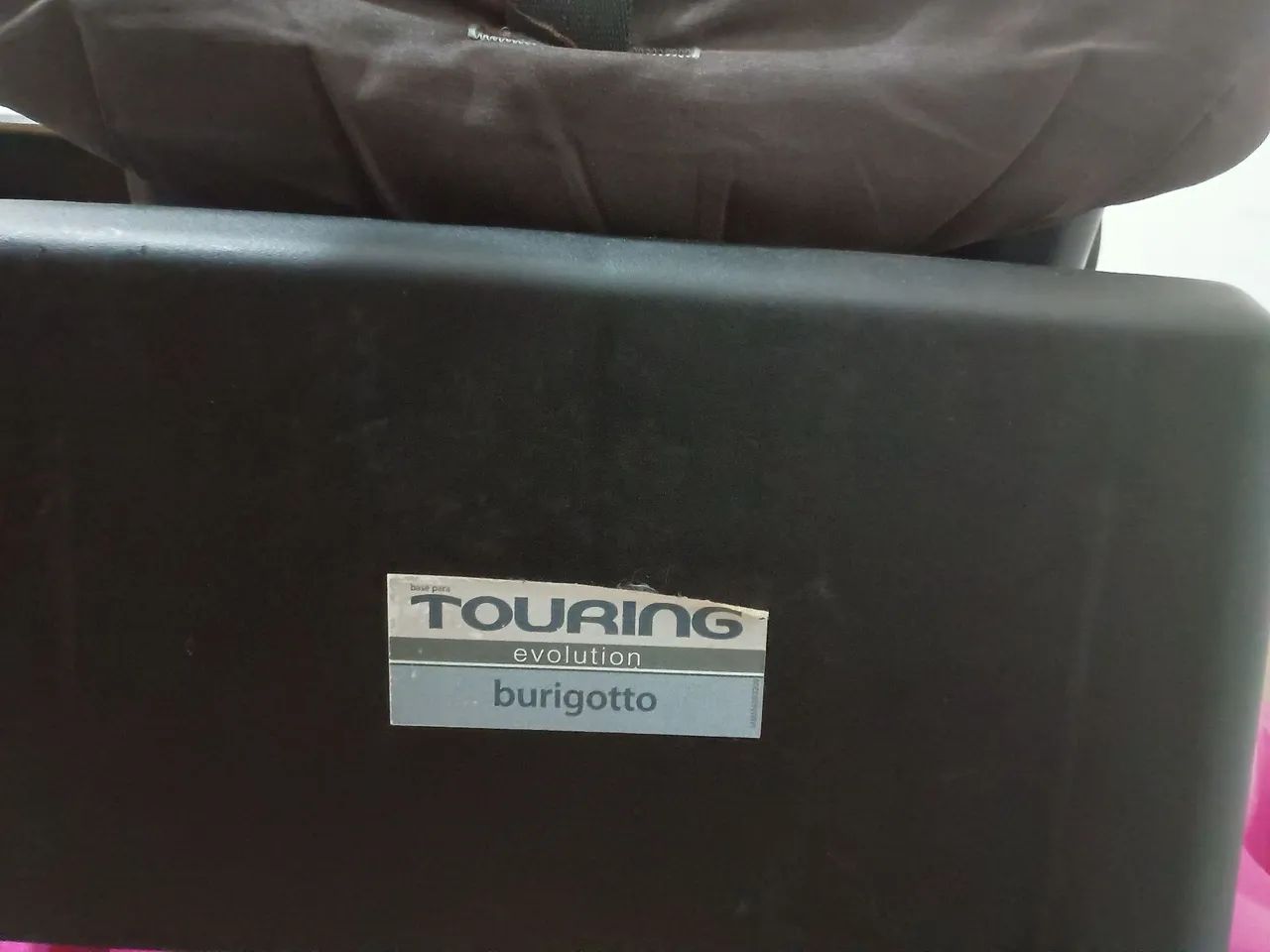 bebê conforto burigotto touring x preto com base veicular - Foto 3