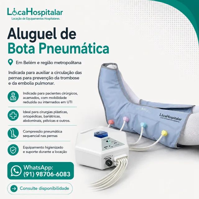 Aluguel de Bota Pneumática em Belém
