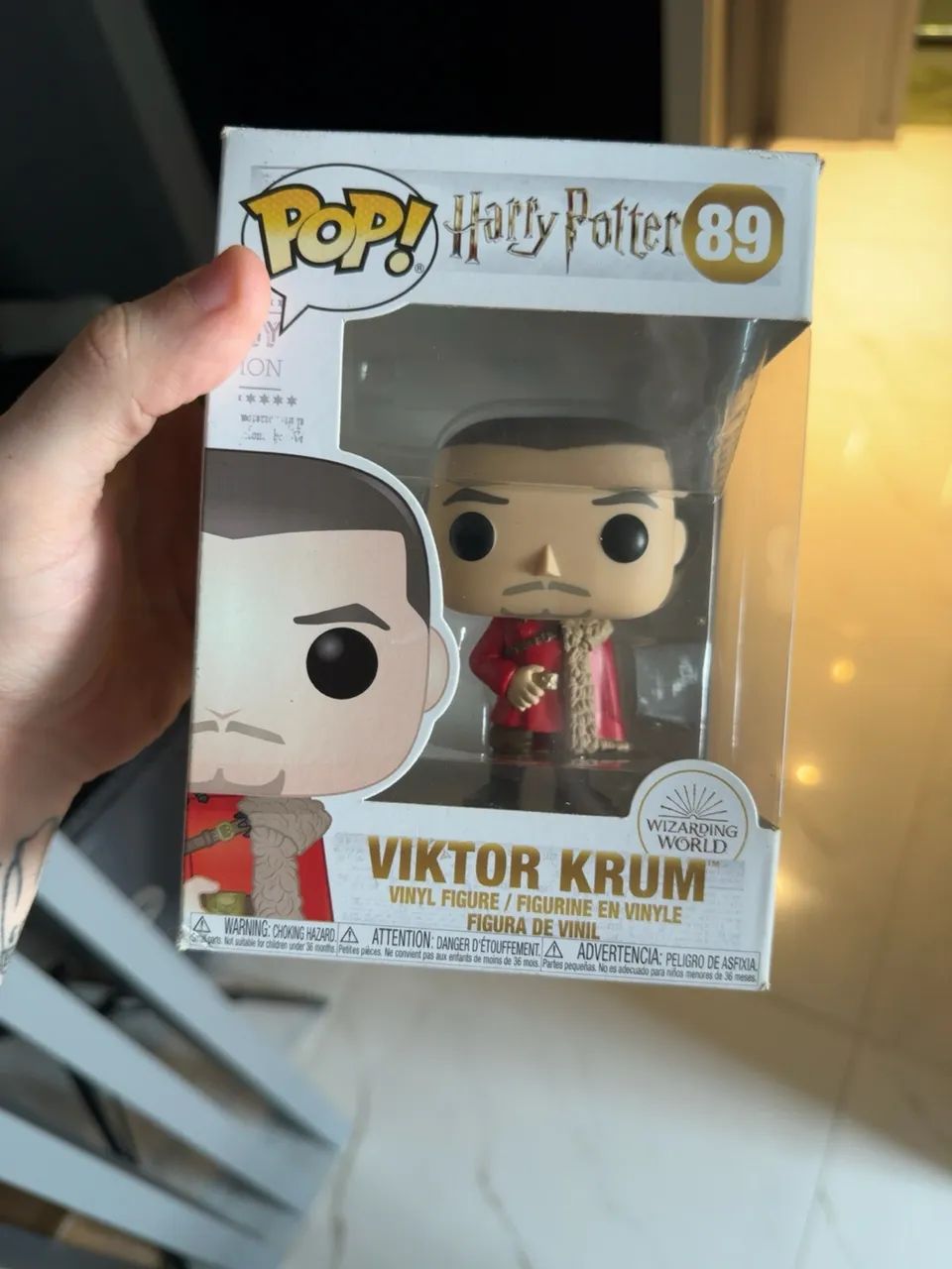 Funko Pop Harry Potter Viktor Krum #89 Original Novo na Caixa