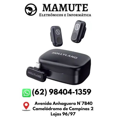 Hollyland LARK A1 Duo Microfone sem Fio USB-C Lapela