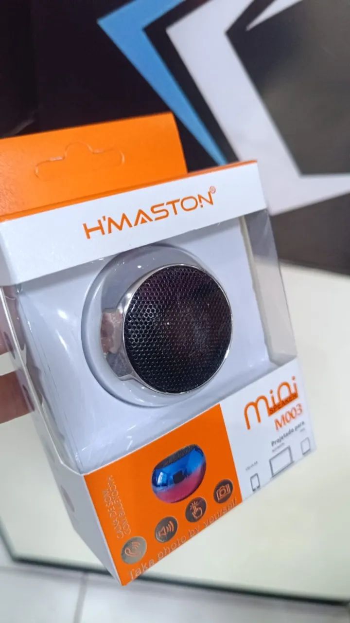 Caixa De Som Bluetooth Portátil H'maston M3 Mini Speaker USB Potente Loja COimbra Entrega - Foto 2