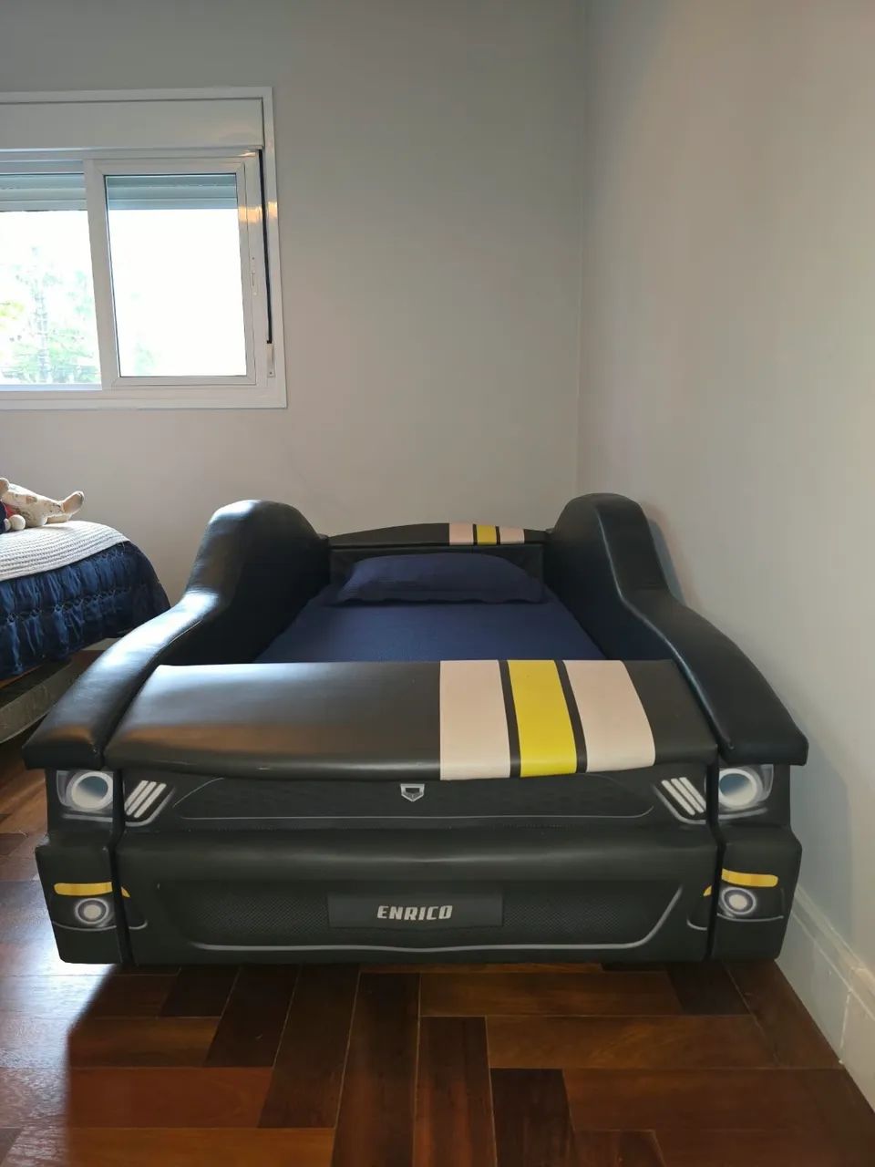 Cama infantil almofadada com colchão  - Foto 3