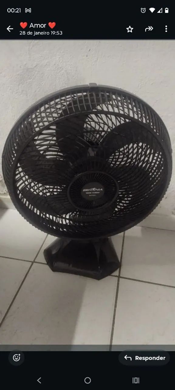 Vendo ventilador Britânia 