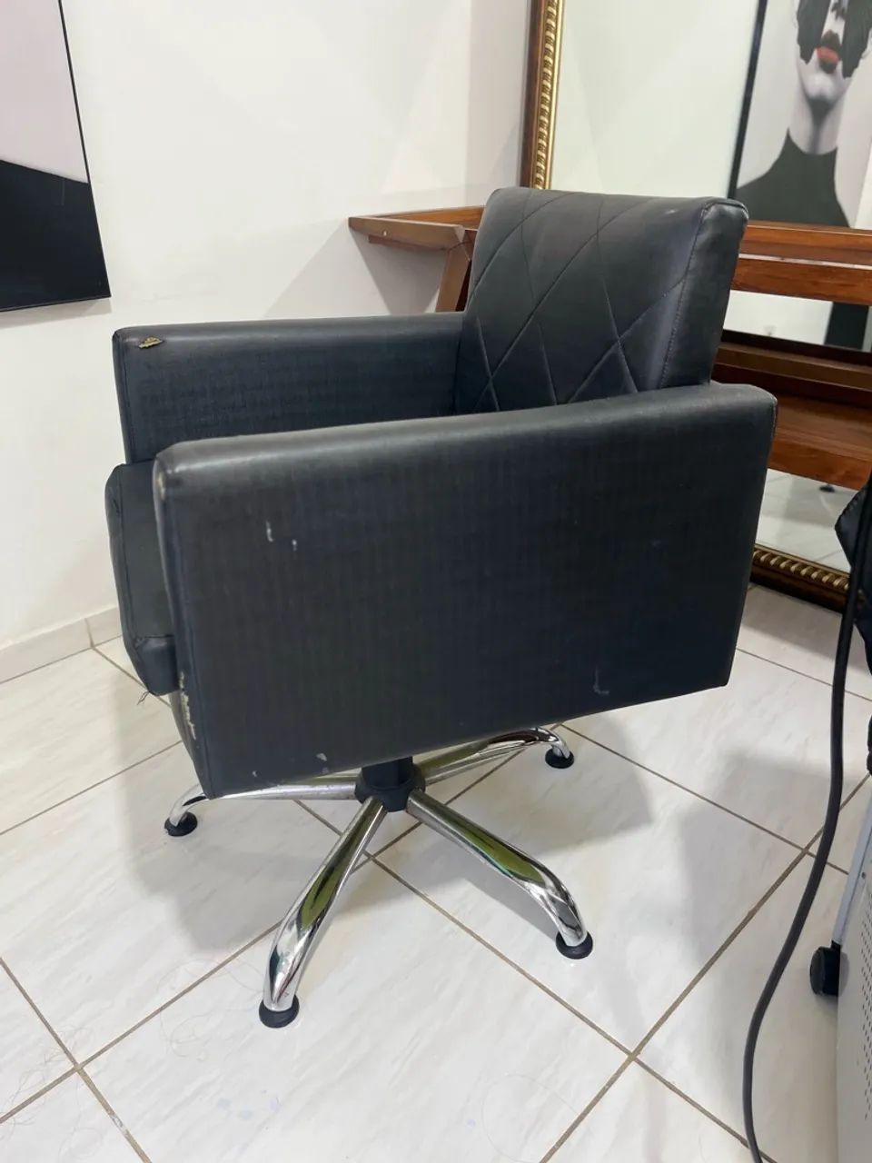 Cadeira de cabelereiro - Foto 4
