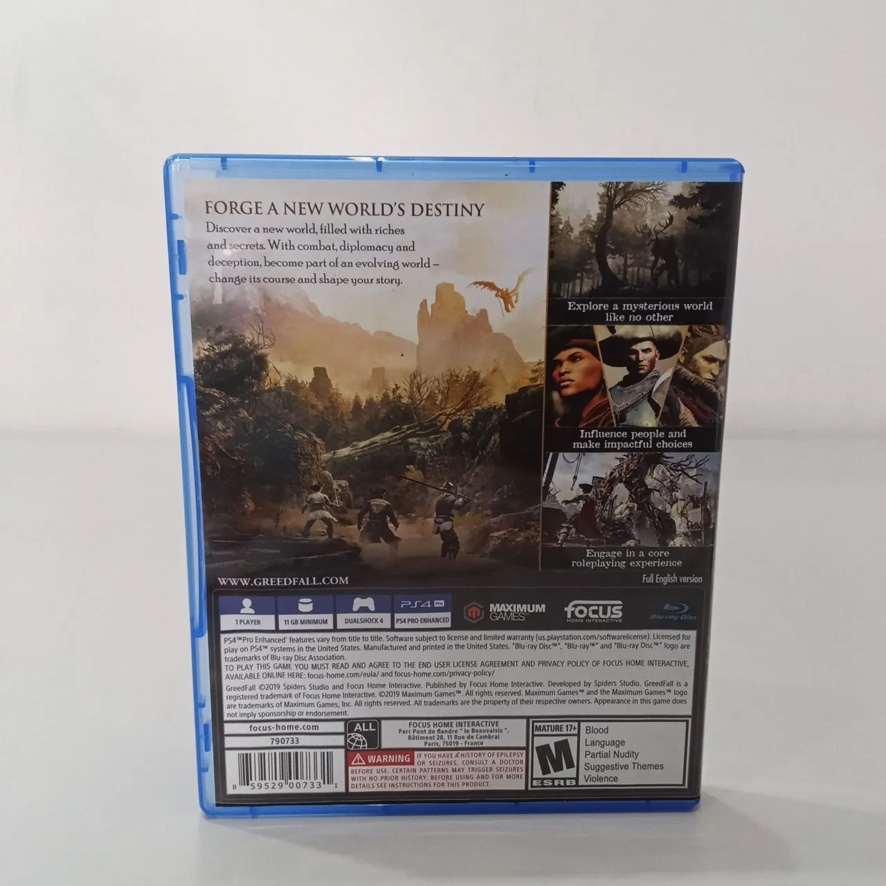 Vendo GreedFall Ps4 Semi novo  - Foto 2
