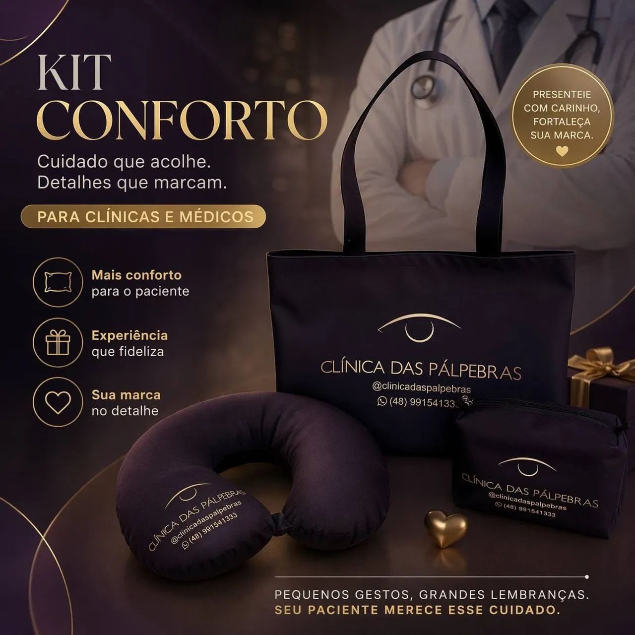 Kit conforto personalizado 