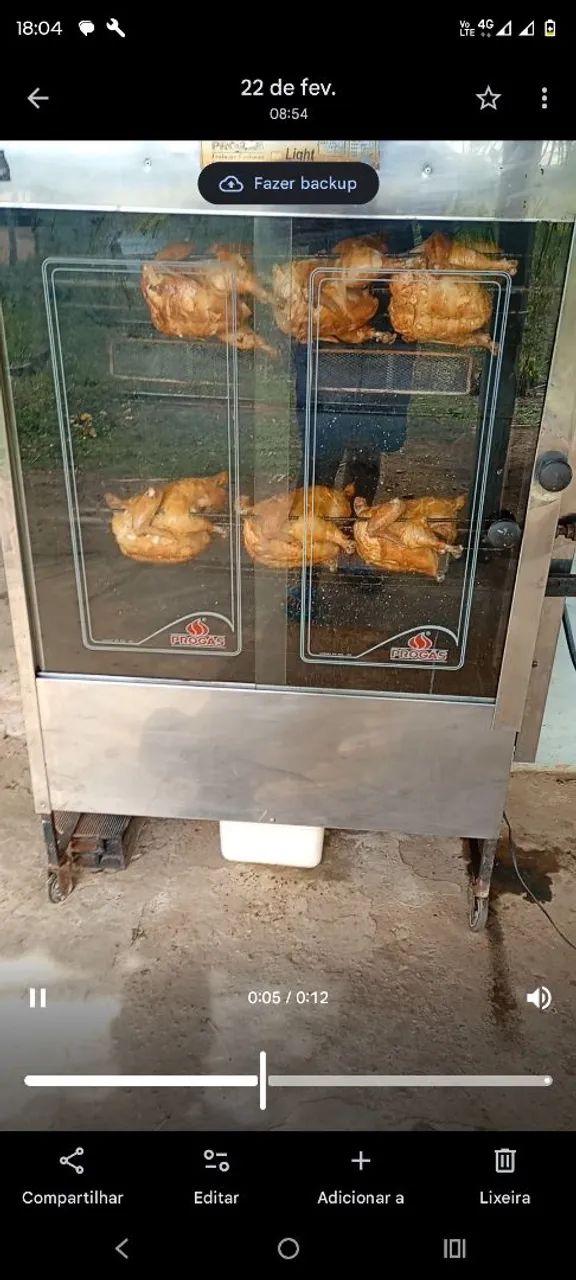 Máquina para aça galeto elétrica e a gás  - Foto 2