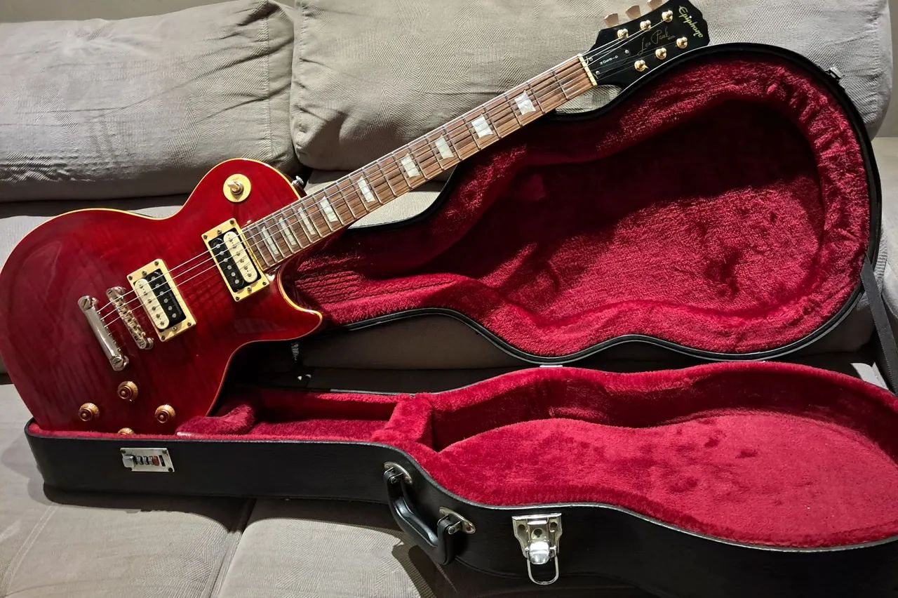 Epiphone Les Paul Std korea 1997 limited edition com upgrades c