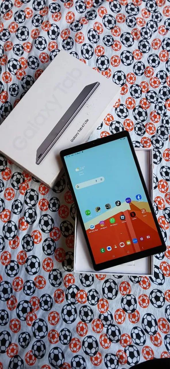 Tab A7 Lite tablet Samsung 32Gbs Chip 4G tela 8.7 polegadas Facilito Entrega AGORA Mesmo