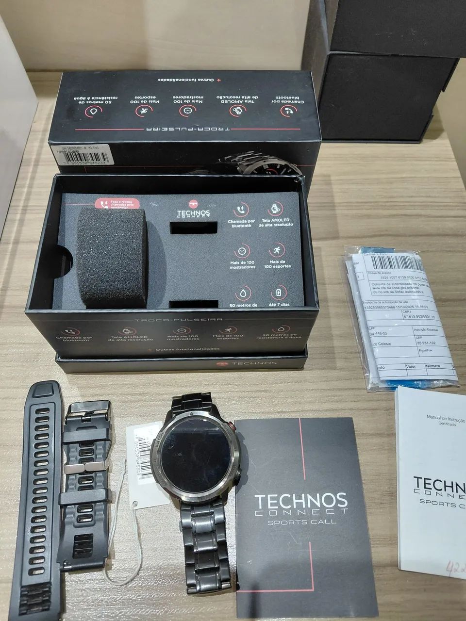 Relogio technos connect
