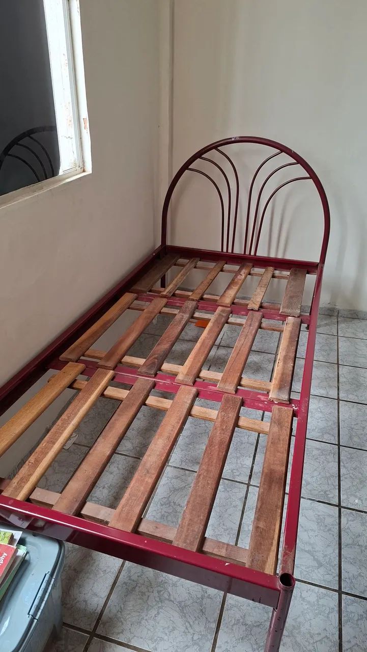 Base de FERRO para CAMA SOLTEIRO