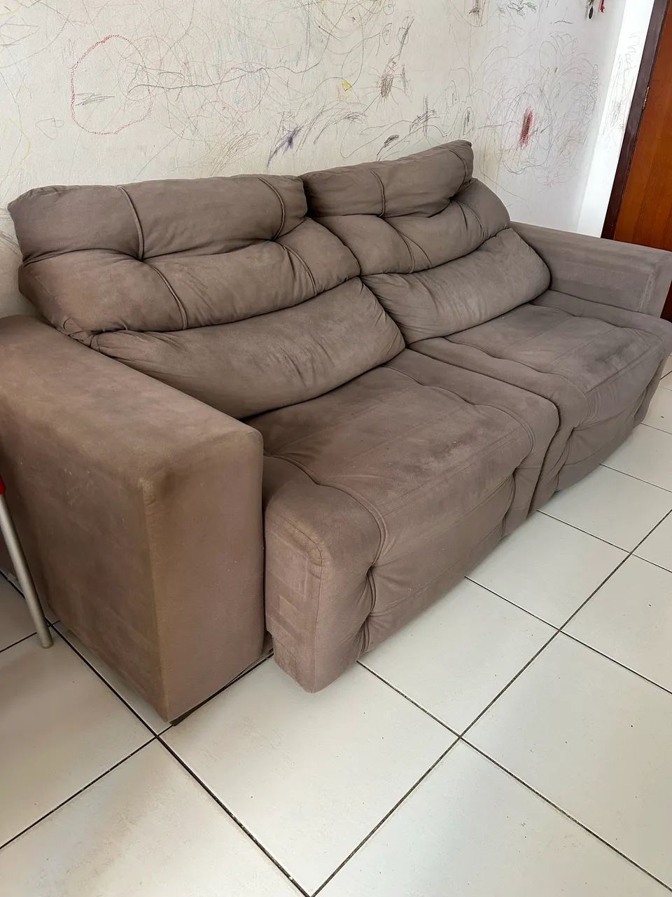 Sof á de 3 lugares retrátil  - Foto 2
