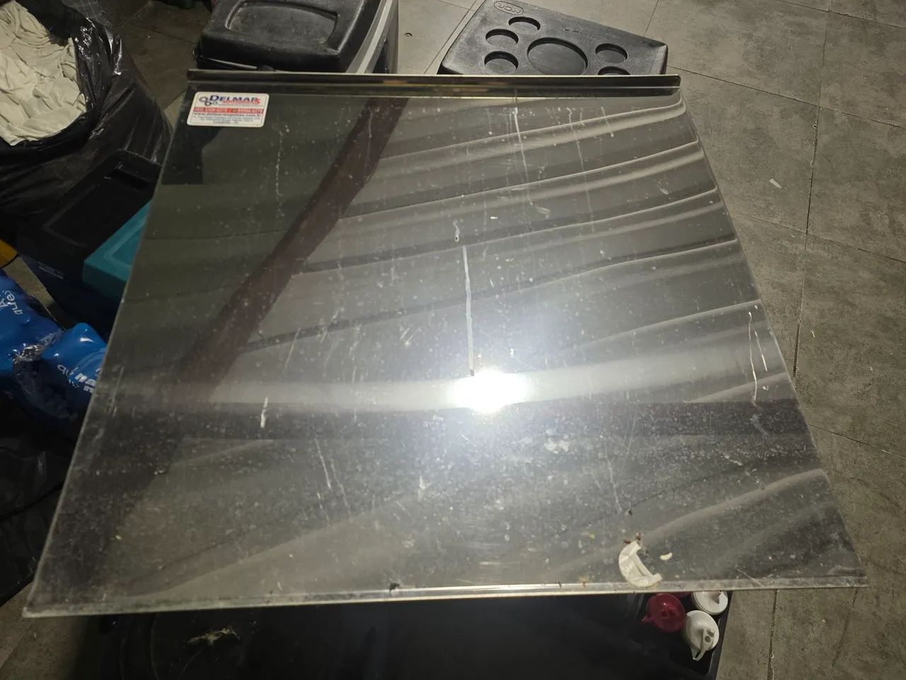 Tampa gaveteiro inox para pasteleiro valor 500 reais!