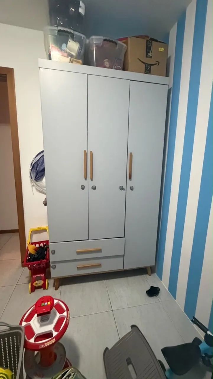 Guarda-roupa e cômoda - Bebê  - Foto 3
